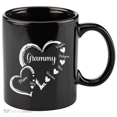 Mom Grammy Heart MotherS Day Grandma 11oz C Handle Ceramic Mug