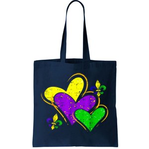 Mardi Gras Hearts Cute Outfit Tote Bag