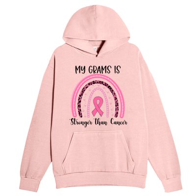 My Grams Is Stronger Than Cancer Breast Cancer Awareness Gift Urban Pullover Hoodie