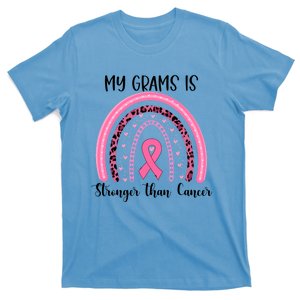 My Grams Is Stronger Than Cancer Breast Cancer Awareness Gift T-Shirt