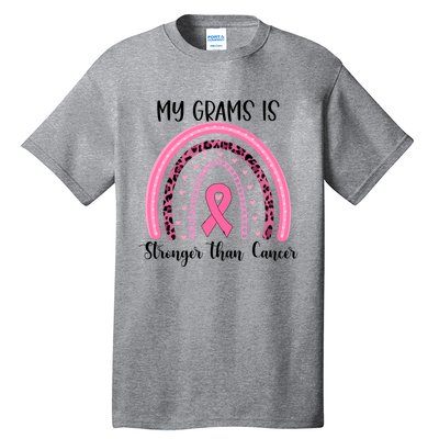 My Grams Is Stronger Than Cancer Breast Cancer Awareness Gift Tall T-Shirt