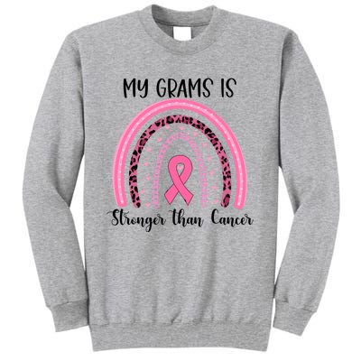 My Grams Is Stronger Than Cancer Breast Cancer Awareness Gift Tall Sweatshirt