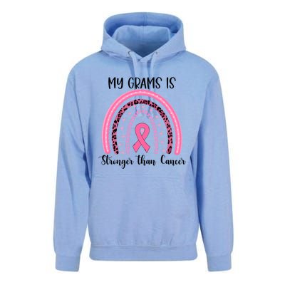 My Grams Is Stronger Than Cancer Breast Cancer Awareness Gift Unisex Surf Hoodie