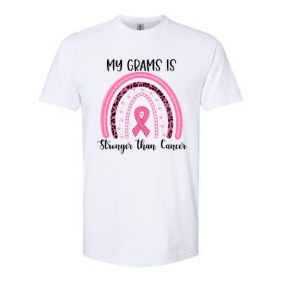 My Grams Is Stronger Than Cancer Breast Cancer Awareness Gift Softstyle CVC T-Shirt