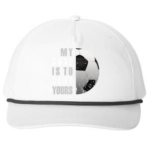 My Goal Is To Deny Yours Soccer Goalie Hoodie Christmas Gift Snapback Five-Panel Rope Hat