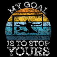 My Goal Is To Stop Yours Water Polo Goalie Goal Net Keeper Button