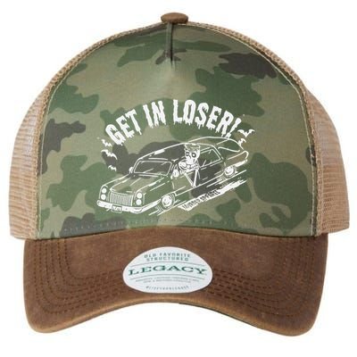 Murderapparel Get In Loser Death Legacy Tie Dye Trucker Hat