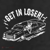 Murderapparel Get In Loser Death 7 Panel Mesh Trucker Snapback Hat