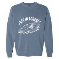 Murderapparel Get In Loser Death Garment-Dyed Sweatshirt