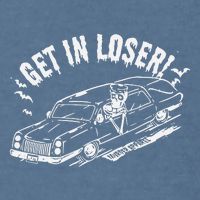 Murderapparel Get In Loser Death Garment-Dyed Sweatshirt
