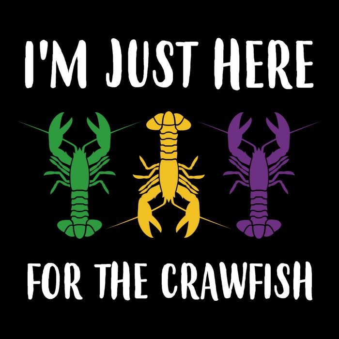 Mardi Gras Im Just Here For The Crawfish City Backpack