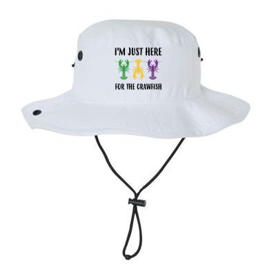 Mardi Gras Im Just Here For The Crawfish Bucket Hat