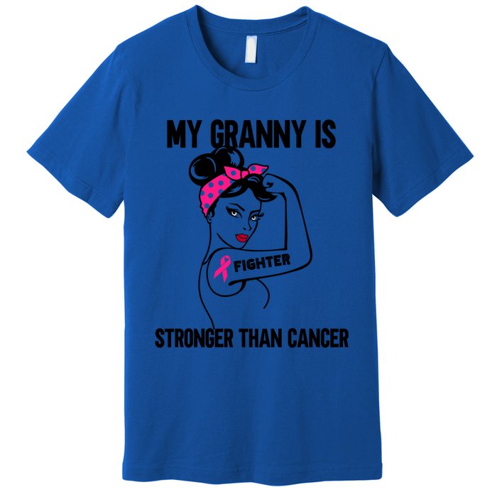 My Granny Is Stronger Than Cancer Breast Cancer Great Gift Premium T-Shirt