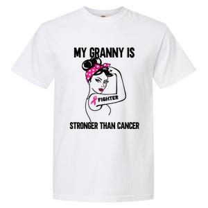 My Granny Is Stronger Than Cancer Breast Cancer Great Gift Garment-Dyed Heavyweight T-Shirt