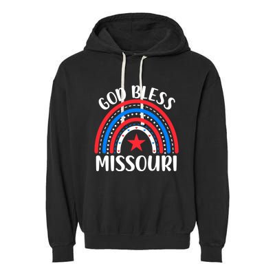 Missouri Gift I Love Missouri Usa Gift Garment-Dyed Fleece Hoodie