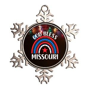 Missouri Gift I Love Missouri Usa Gift Metallic Star Ornament