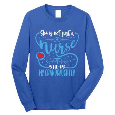 My Granddaughter Is A Nurse Proud Nurses Grandparent Rn Lpn Gift Long Sleeve Shirt