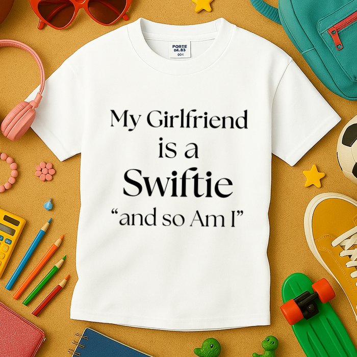 My Girlfriend Is A Swifti E And So Am I Kids T-Shirt