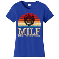 Milfmeaningful Gift I Love Football Funny Football Lover Great Gift Women's T-Shirt