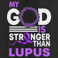 My God Is Stronger Than Lupus Awareness Ribbon 15oz Campfire Ceramic Mug