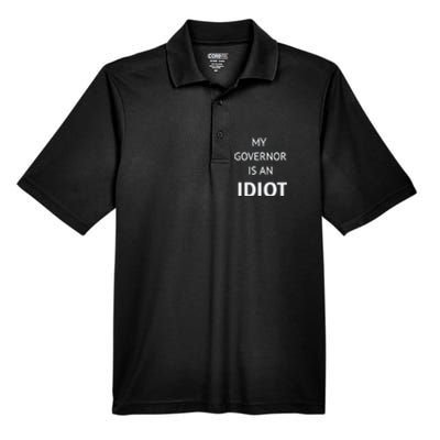 My Governor Is An Idiot Men's Origin Performance Piqué Polo