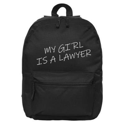 My Girl Is A Lawyer Tattoo For Girlfriends 16 in Basic Backpack