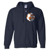 My Goal Is To Deny Yours Soccer Lover Defender Goalie Gift Full Zip Hoodie