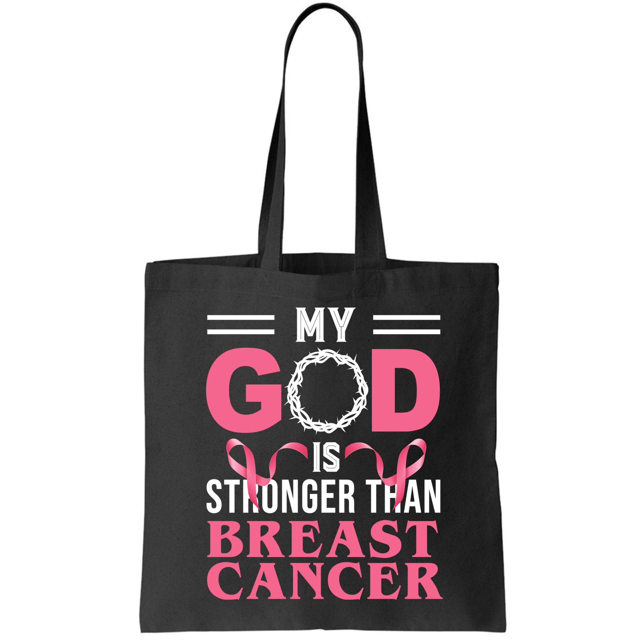 My God Is Stronger Than Breast Cancer Bag