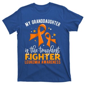 My Granddaughter Is The Toughest Leukemia Awareness Gift T-Shirt