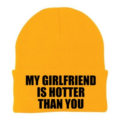 My Girlfriend Is Hotter Than You Knit Cap Winter Beanie