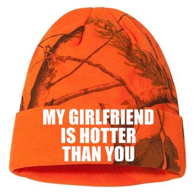 My Girlfriend Is Hotter Than You Kati Licensed 12" Camo Beanie