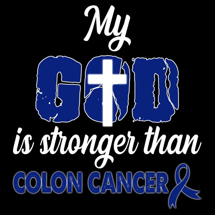 My God Is Stronger Than Colon Cancer City Backpack