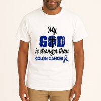My God Is Stronger Than Colon Cancer Tall T-Shirt