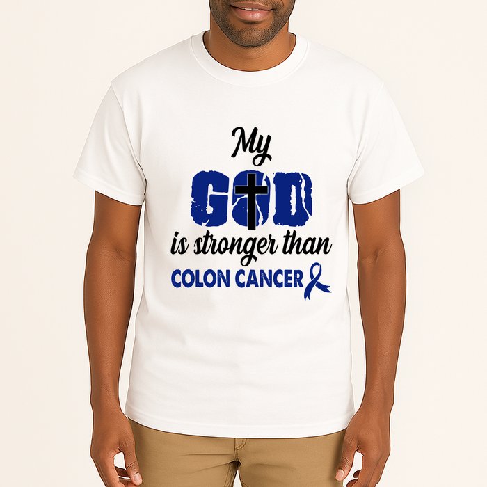 My God Is Stronger Than Colon Cancer Tall T-Shirt