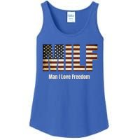 Milf Gift I Love Freedom Gift Usa Gift Ladies Essential Tank