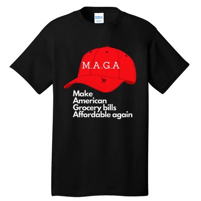 Maga Grocery Inflation Cost Of Living Tall T-Shirt