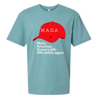 Maga Grocery Inflation Cost Of Living Sueded Cloud Jersey T-Shirt