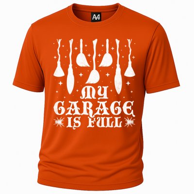 My Garage Is Full Of Booms Halloween Witch Gift Cooling Performance Crew T-Shirt