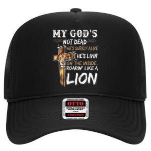 My God Is Not Dead High Crown Mesh Back Trucker Hat