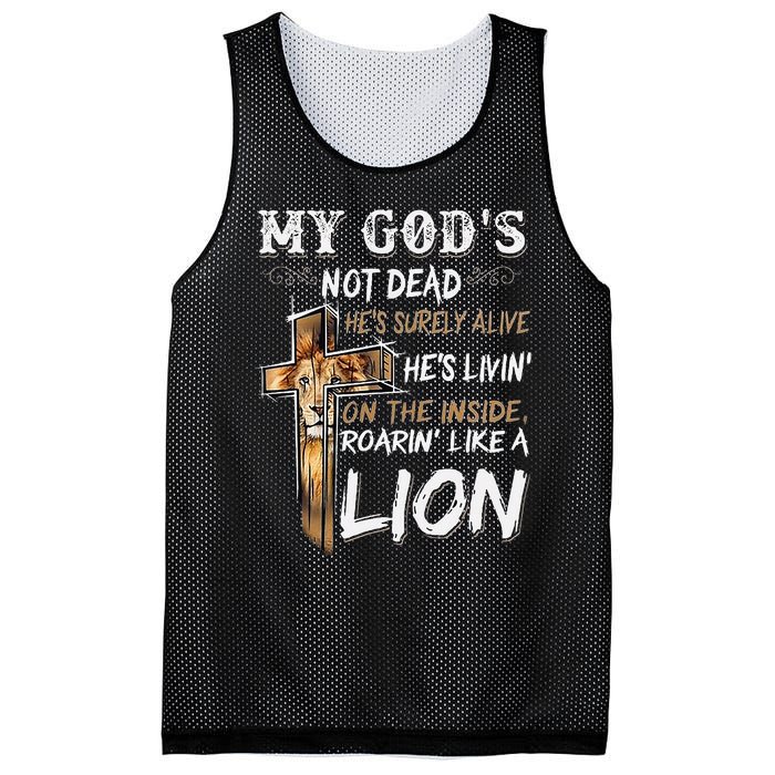 My God Is Not Dead Mesh Reversible Basketball Jersey Tank