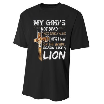 My God Is Not Dead Performance Sprint T-Shirt