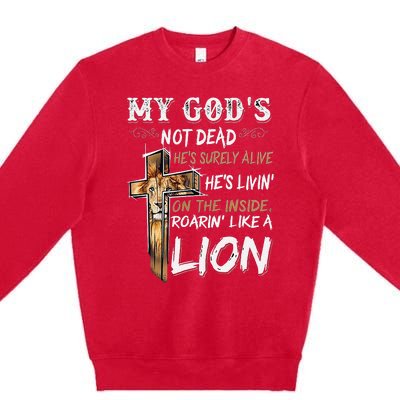 My God Is Not Dead Premium Crewneck Sweatshirt