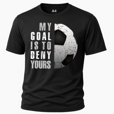My Goal Is To Deny Yours Soccer Goalie Gift Christmas Gift Performance Shirt