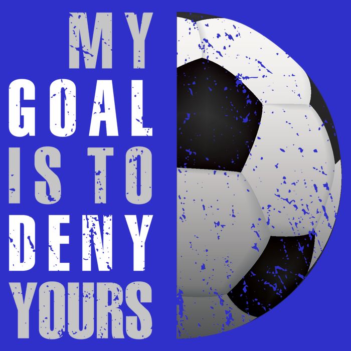 My Goal Is To Deny Yours Soccer Goalie Gift Christmas Gift Premium T-Shirt