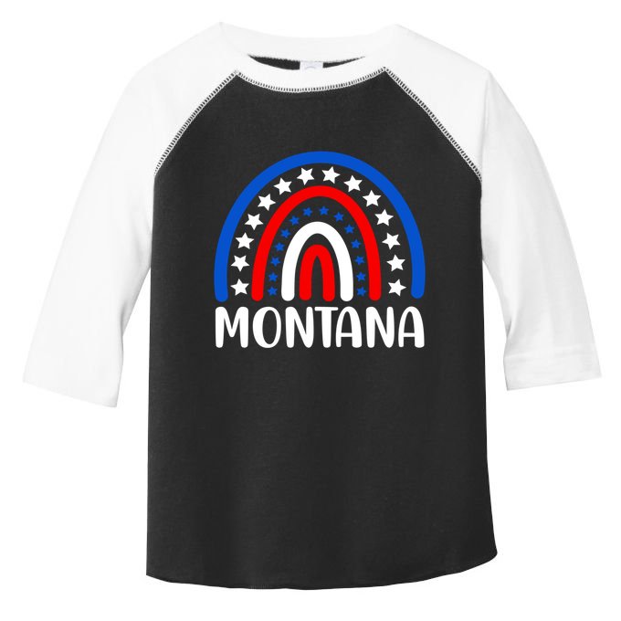 Montana Gift I Love Montana Usa Gift Toddler Fine Jersey T-Shirt