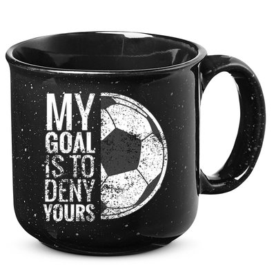 My Goal Is To Deny Yours Soccer Goalie For Girls Cool Gift 15oz Campfire Ceramic Mug