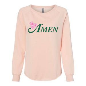 Masters Golf Inspired Tournament Womens California Wash Sweatshirt