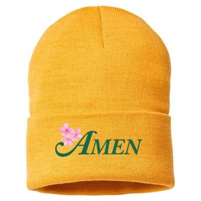 Masters Golf Inspired Tournament Sustainable Knit Beanie