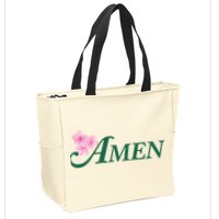 Masters Golf Inspired Tournament Zip Tote Bag