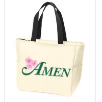 Masters Golf Inspired Tournament Zip Tote Bag